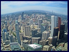 Views from CN Tower 58 - wave effect